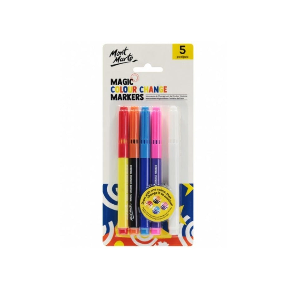 Mont Marte Kids Magic Colour Change Markers Pk5 – Melbourne Arts